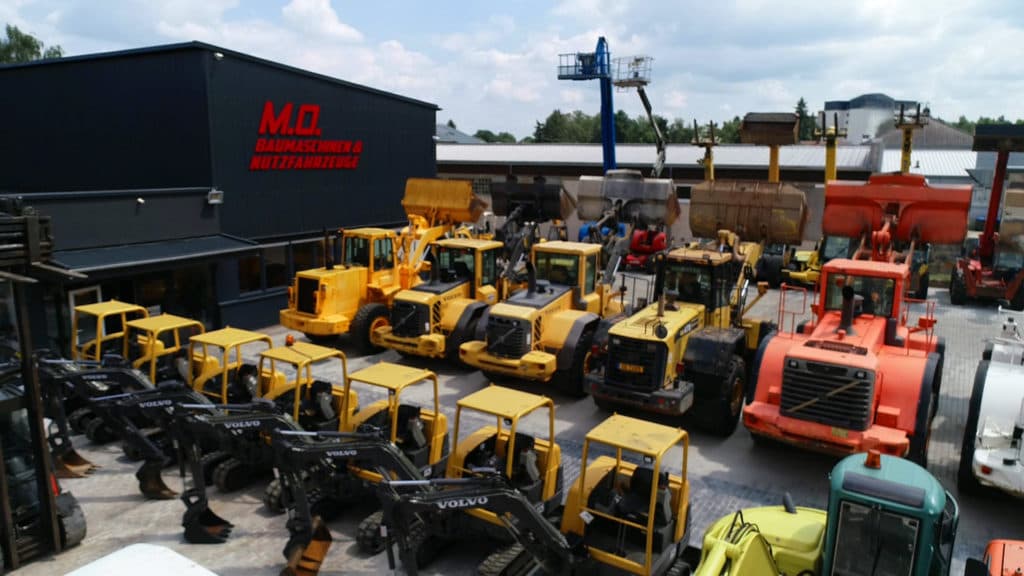 M.O Baumaschinen Firmengelände